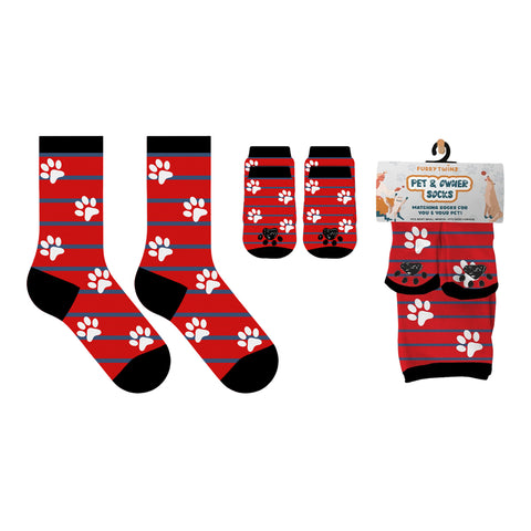 Novelty Matching Pet and Owner Fun Socks Pet Lover Gifts