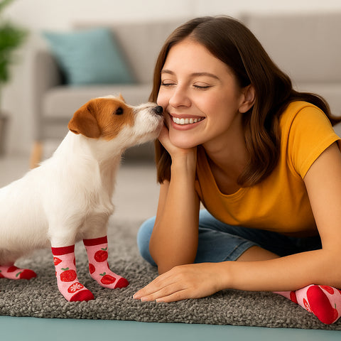 Novelty Matching Pet and Owner Fun Socks Pet Lover Gifts