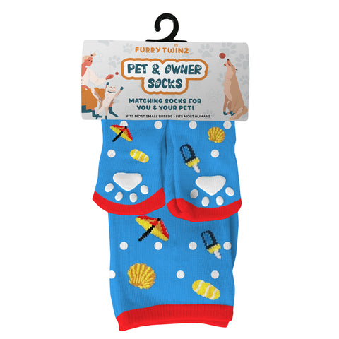 Novelty Matching Pet and Owner Fun Socks Pet Lover Gifts