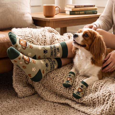 Novelty Matching Pet and Owner Fun Socks Pet Lover Gifts