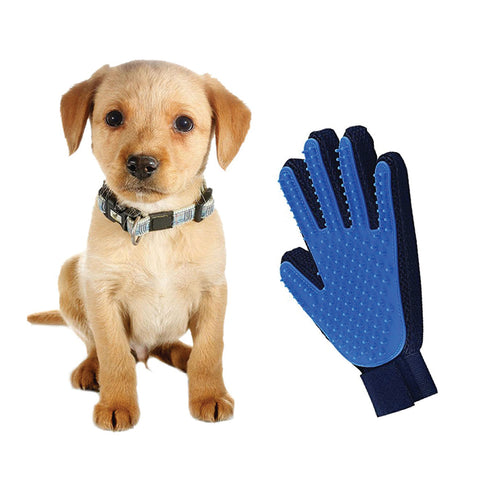 Pet Deshedding & Grooming Gloves – 5-Finger Hair Removal Brush for Dogs & Cats | Gentle Massaging Glove for Shedding Control (1-Pack or 2-Pack)
