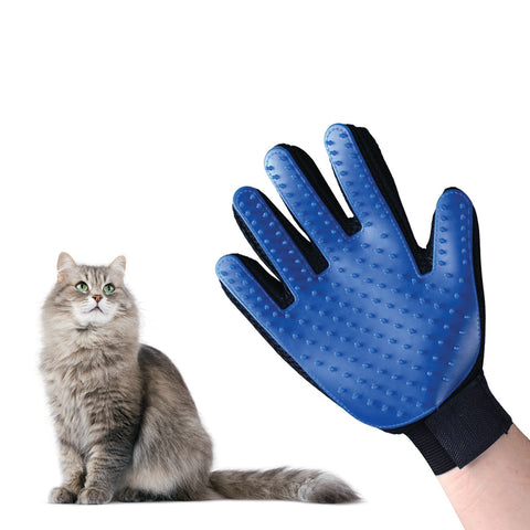 Pet Deshedding & Grooming Gloves – 5-Finger Hair Removal Brush for Dogs & Cats | Gentle Massaging Glove for Shedding Control (1-Pack or 2-Pack)