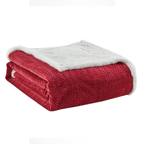 Jacquard Micro Plush Braided Blanket – Premium Ultra Soft Oversized All-Season Blanket – Lightweight, Warm, Machine Washable