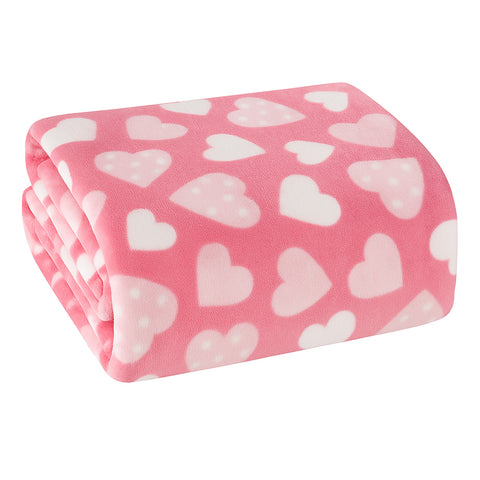 Ultra Soft Plush Throw Blanket – Lightweight 50" x 60" All-Season Blanket for Couch, Bed, or Travel – Warm, Cozy, and Machine Washable