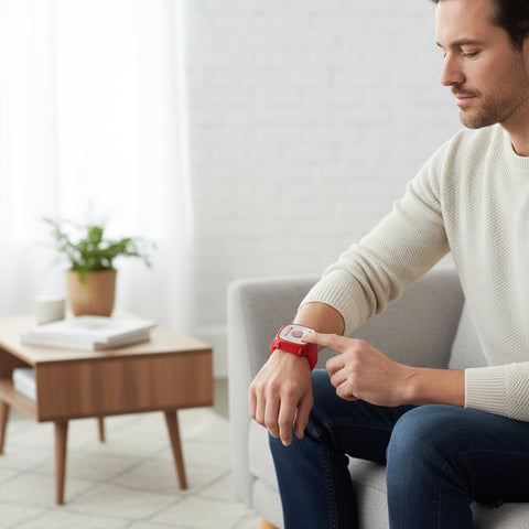 Medical Emergency Voice Recording Safety Bracelet – Personal Alarm Bracelet with 30-Second Voice Message & Alert System