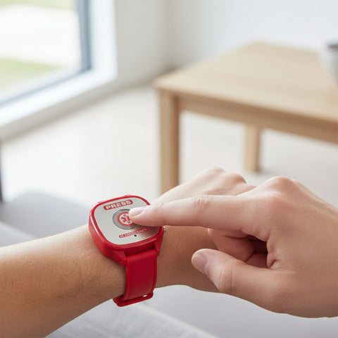 Medical Emergency Voice Recording Safety Bracelet – Personal Alarm Bracelet with 30-Second Voice Message & Alert System