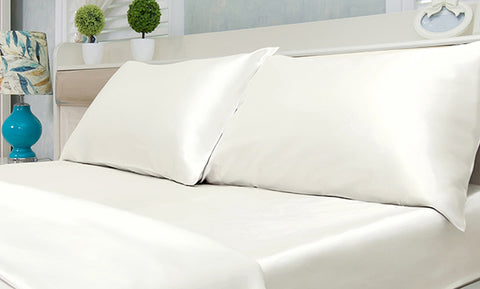 Cypress Luxury Linen Silky-Soft Satin Sheet Set (4-Piece)