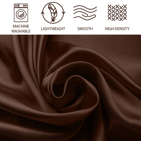 4-Piece: Silky Satin Bed Sheet Set