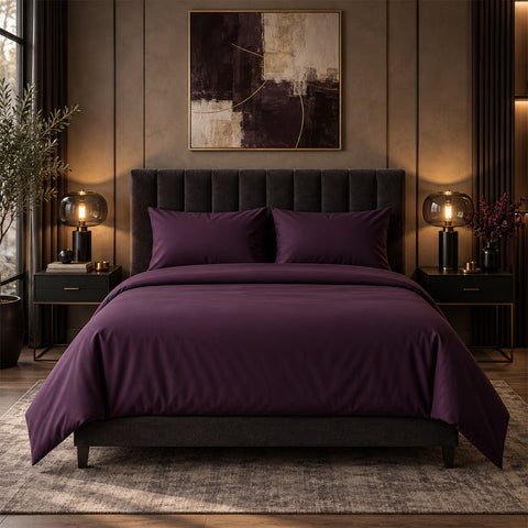 4-Piece Deep Pocket Soft Bamboo-Blend Luxury Sheet Set  Buttery-Soft Microfiber & Bamboo Bedding | Fits Mattresses up to 14" Deep