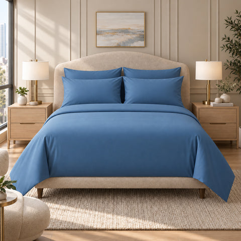 6-Piece Super-Soft 1600 Series Bed Sheet Set  90 GSM Microfiber Polyester Bedding