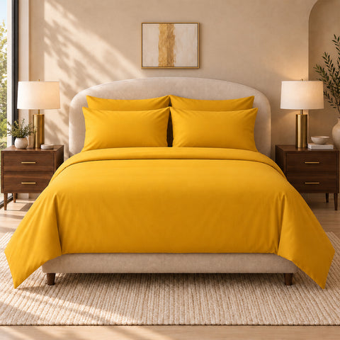 6-Piece Super-Soft 1600 Series Bed Sheet Set  90 GSM Microfiber Polyester Bedding