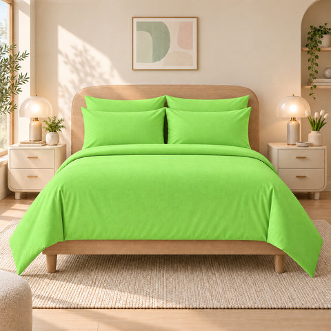 6-Piece Super-Soft 1600 Series Bed Sheet Set  90 GSM Microfiber Polyester Bedding