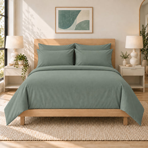 6-Piece Super-Soft 1600 Series Bed Sheet Set  90 GSM Microfiber Polyester Bedding