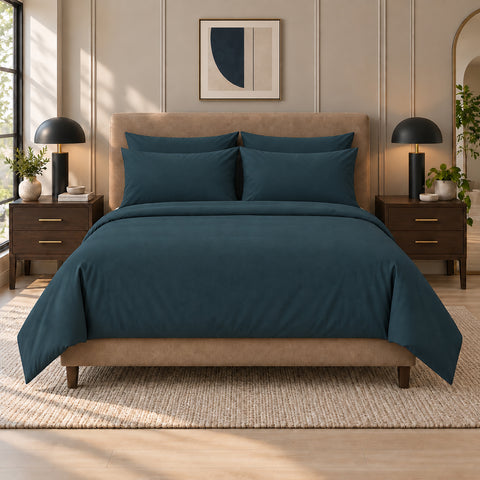 6-Piece Super-Soft 1600 Series Bed Sheet Set  90 GSM Microfiber Polyester Bedding