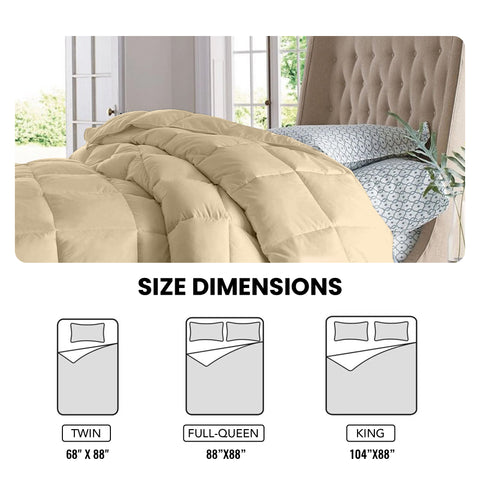 All Season Down Alternative Plush Comforter