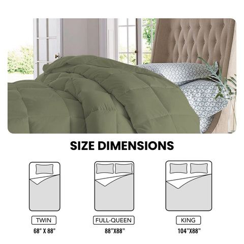 All Season Down Alternative Plush Comforter