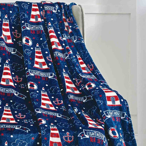 Ultra Soft Novelty Fun Micro Plush Throw Blanket –  50" x 60" Cozy Lightweight Blanket – Warm, Durable, All-Season Comfort, Machine Washable