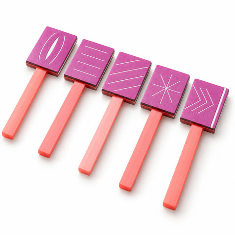 Magnetic Nail Art Wand Set – 5-Piece Tools, 1 or 2 Sets