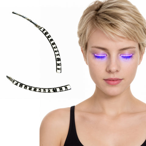LED Light-Up Eyelashes – Reusable Novelty Lashes with 7 Modes