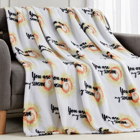 Ultra-Soft Micro Plush Throw Blanket – 50" x 70" Lightweight Warm Fleece Blanket for Couch, Sofa & Bed | 100% Polyester | Multiple Designs
