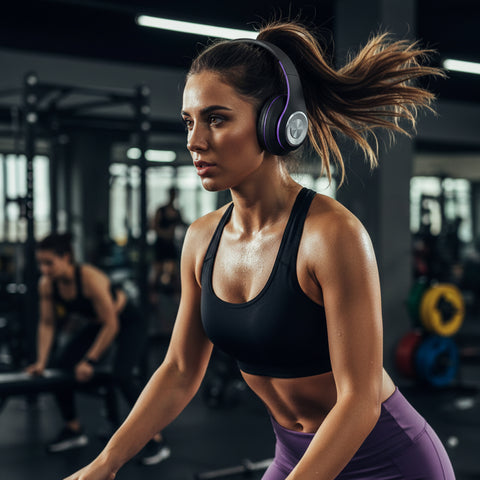 FM Radio Wireless Bluetooth Headphones – Foldable Over-Ear Headset with Microphone, Micro SD Playback & Rechargeable Battery