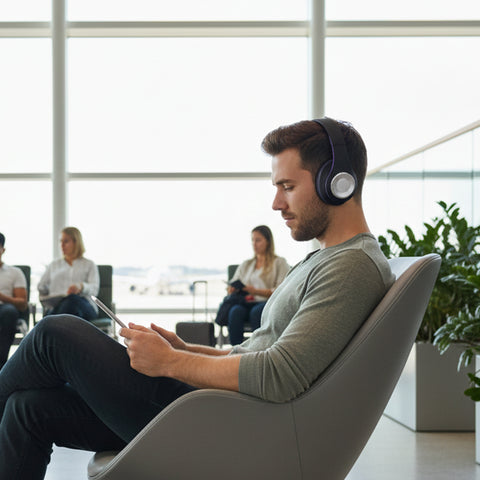 FM Radio Wireless Bluetooth Headphones – Foldable Over-Ear Headset with Microphone, Micro SD Playback & Rechargeable Battery