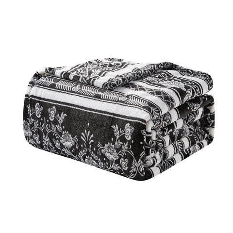 Ultra-Soft Lightweight Printed Bed Blanket – All-Season Microfiber Throw – Queen and King Sizes – Stylish and Comfortable Bedding for Home Use