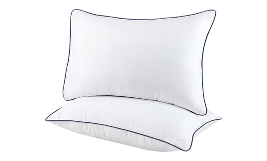 2-Pack:Luxurious Adjustable Microfiber Polyester Soft Pillows