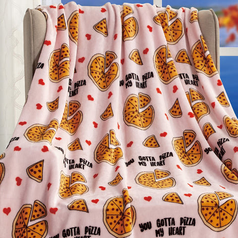 Ultra Soft Novelty Fun Micro Plush Throw Blanket –  50" x 60" Cozy Lightweight Blanket – Warm, Durable, All-Season Comfort, Machine Washable