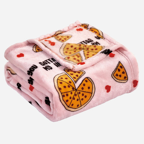 Ultra Soft Novelty Fun Micro Plush Throw Blanket –  50" x 60" Cozy Lightweight Blanket – Warm, Durable, All-Season Comfort, Machine Washable