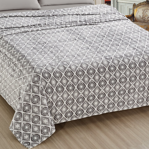 Ultra-Soft Lightweight Printed Bed Blanket – All-Season Microfiber Throw – Queen and King Sizes – Stylish and Comfortable Bedding for Home Use