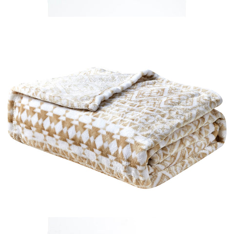 Ultra-Soft Lightweight Printed Bed Blanket – All-Season Microfiber Throw – Queen and King Sizes – Stylish and Comfortable Bedding for Home Use
