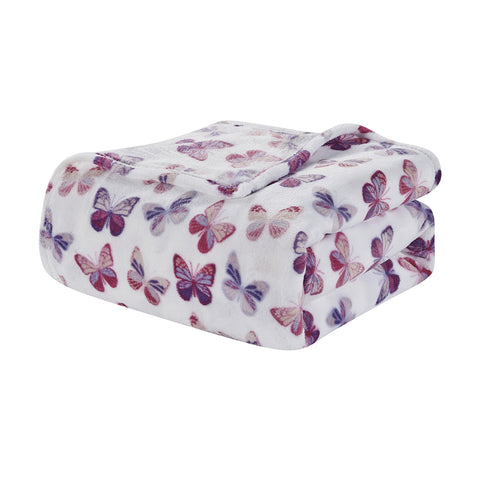 Ultra-Soft Lightweight Printed Bed Blanket – All-Season Microfiber Throw – Queen and King Sizes – Stylish and Comfortable Bedding for Home Use