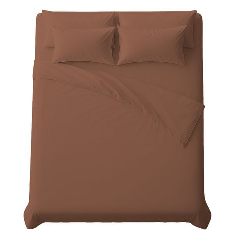 Lightweight Microfiber Bed Sheet Set – 6-Piece Ultra-Soft, Wrinkle-Free Bedding – Deep Pocket Sheets with Pillowcases – Full, Queen, King, California King