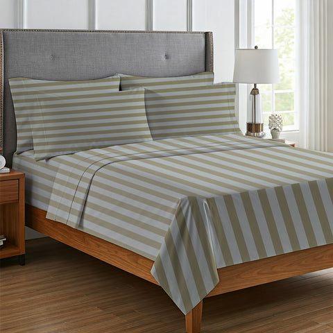 Lightweight Microfiber Bed Sheet Set – 6-Piece Ultra-Soft, Wrinkle-Free Bedding – Deep Pocket Sheets with Pillowcases – Full, Queen, King, California King