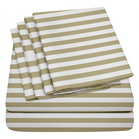 Lightweight Microfiber Bed Sheet Set – 6-Piece Ultra-Soft, Wrinkle-Free Bedding – Deep Pocket Sheets with Pillowcases – Full, Queen, King, California King