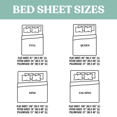 Lightweight Microfiber Bed Sheet Set – 6-Piece Ultra-Soft, Wrinkle-Free Bedding – Deep Pocket Sheets with Pillowcases – Full, Queen, King, California King