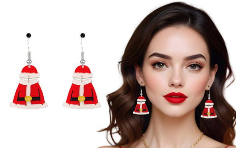 Christmas Holiday Earrings For Women Dangling Ornament Jewelry Accessories Stud Earrings