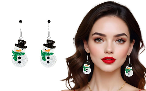 Christmas Holiday Earrings For Women Dangling Ornament Jewelry Accessories Stud Earrings