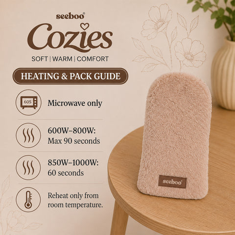 Microwavable Flax Seed Hand-Warming Glove Reusable Microwave Hand Warmer for Cozy Everyday Comfort
