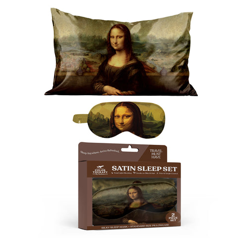Silky Satin Cozy Comfortable Blush Sleep Set for Peaceful Sleep and Healthy Skin (5-Piece)