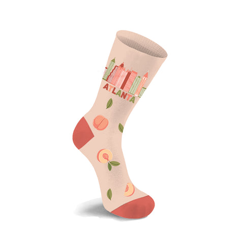 Unisex Cotton City Theme Socks – Comfortable Breathable Everyday Dress Socks