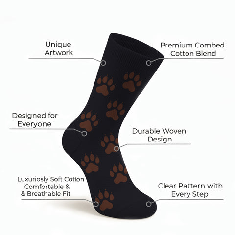 3-Pack: Unisex Cotton Farm & Country Life Socks – Breathable Everyday Dress Socks with Rural & Wilderness Designs (Comfort Fit, Size 9–11)