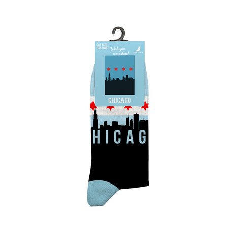 Unisex Cotton City Theme Socks – Comfortable Breathable Everyday Dress Socks
