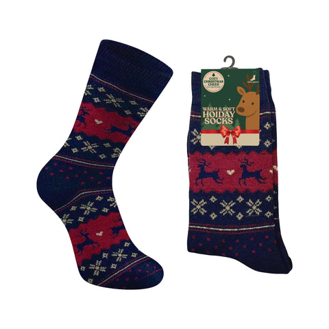 3-Pack: Warm & Soft Holiday Socks – Cozy Winter Crew Socks for Men & Women | Comfortable, Lightweight & Festive Everyday Socks (One Size Fits Most)