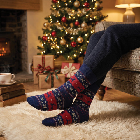 3-Pack: Warm & Soft Holiday Socks – Cozy Winter Crew Socks for Men & Women | Comfortable, Lightweight & Festive Everyday Socks (One Size Fits Most)