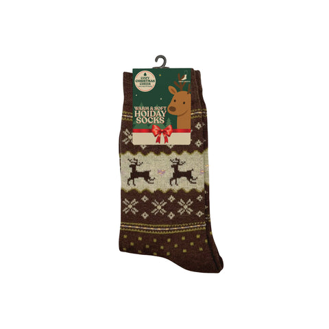 3-Pack: Warm & Soft Holiday Socks – Cozy Winter Crew Socks for Men & Women | Comfortable, Lightweight & Festive Everyday Socks (One Size Fits Most)