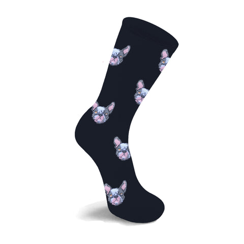 Dog Breed Crew Socks for Women and Men – Comfortable Cotton Blend, One Size Fits Most – Casual Everyday Socks, Gift for Pet Lovers