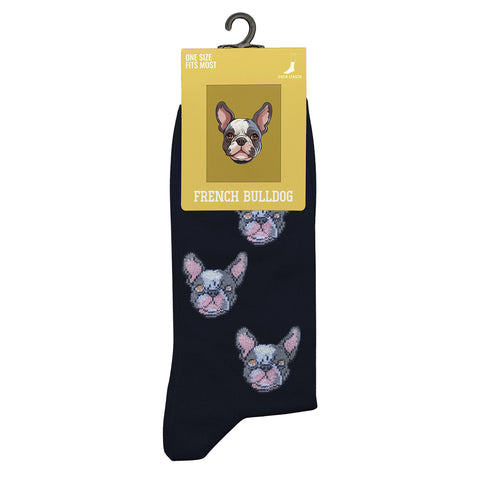 Dog Breed Crew Socks for Women and Men – Comfortable Cotton Blend, One Size Fits Most – Casual Everyday Socks, Gift for Pet Lovers