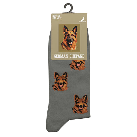 Dog Breed Crew Socks for Women and Men – Comfortable Cotton Blend, One Size Fits Most – Casual Everyday Socks, Gift for Pet Lovers